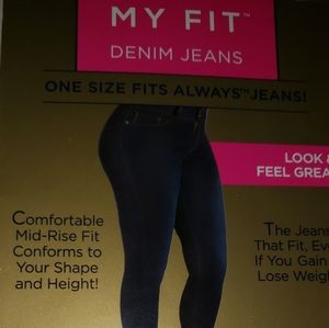 My fit denim skinny jeans